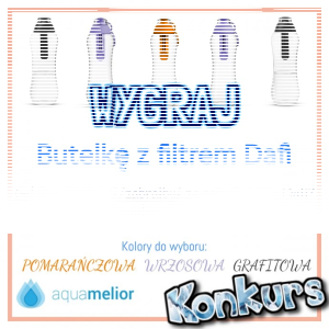 Wygraj butelkę filtrującą Dafi