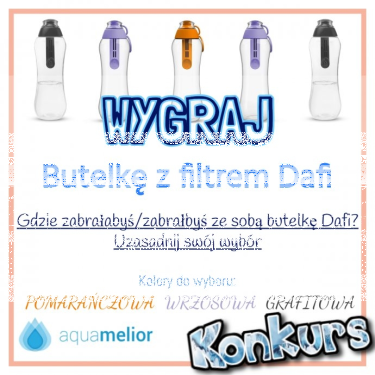 Wygraj butelkę filtrującą Dafi