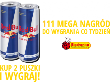 Konkurs "Red Bull 111 Megawatt" Biedronka