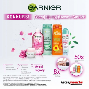 Konkurs "Poczuj się wyjątkowo z Garnier" Intermarche