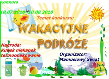 Konkurs "Wakacyjne podróże"