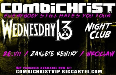 Wrocław: Konkurs "Combichrist + Wednesday 13, Night Club, 26.07" do godz. 12:00