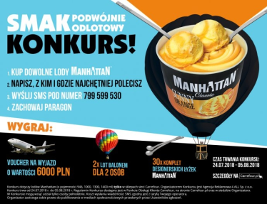 Konkurs "Smak podwójnie odlotowy" Carrefour