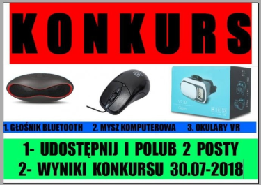 Konkurs "Udostępnij i polub"