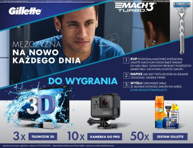 Konkurs "Gillette – Mężczyzna na nowo każdego dnia" Carrefour