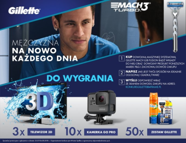 Konkurs "Gillette – Mężczyzna na nowo każdego dnia" Carrefour