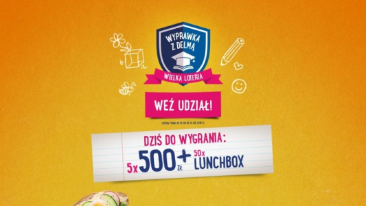 Loteria "Wyprawka z Delmą"