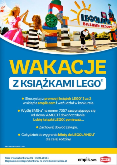 Konkurs "Wakacje z książkami LEGO"