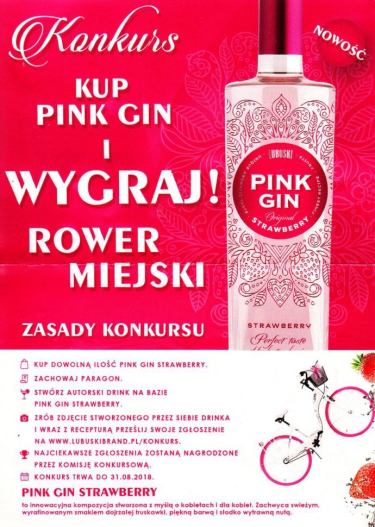 Małopolska: Konkurs "Lato z Pink Ginem" 18+