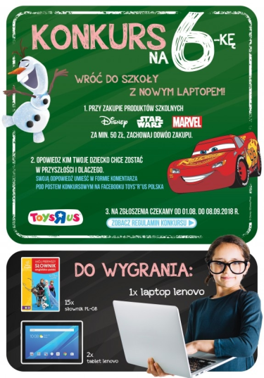 Konkurs na 6-kę "TOYS’R’US"