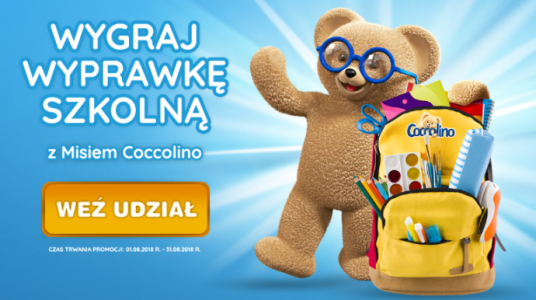 Wygraj wyprawkę szkolną z Misiem Coccolino