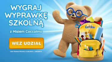 Wygraj wyprawkę szkolną z Misiem Coccolino