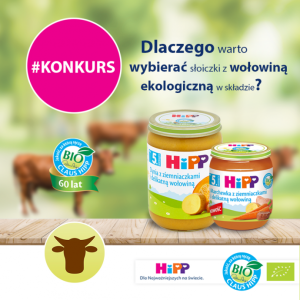 Konkurs "Eko wołowina w słoiczkach HiPP BIO"
