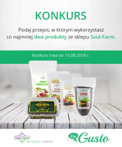 Konkurs "Podaj przepis i wygraj zestaw produktów"