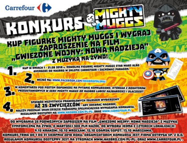 Konkurs "Bohaterowie Gwiezdnych Wojen" Carrefour