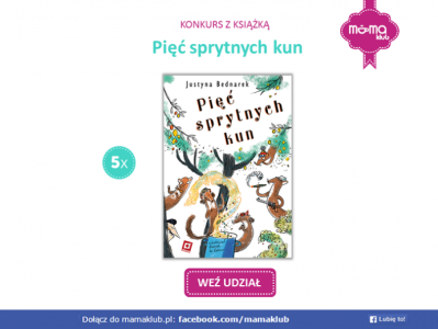Konkurs z książką "Pięć sprytnych kun"