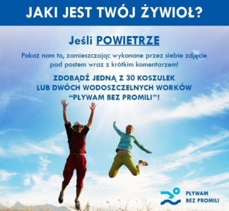 Konkurs fotograficzny "Pływam bez Promili - Powietrze"