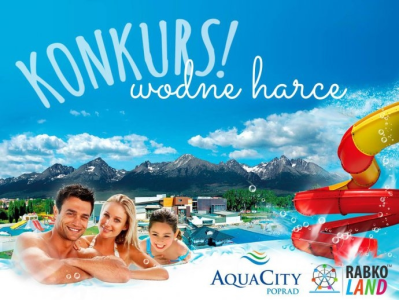 Wygraj podwójną wejściówkę do AquaCity Poprad