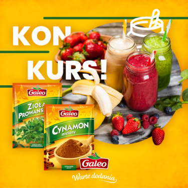 Konkurs "Koktajle - Przyprawy Galeo"
