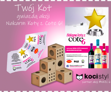 Konkurs fotograficzny "Twój kot gwiazdą akcji Nakarm koty z Cote"