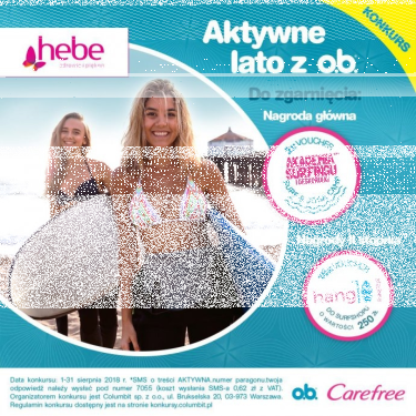 Konkurs "Aktywne lato z o.b."