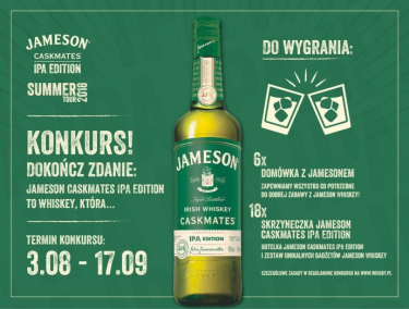Konkurs "Jameson IPA Tour" etapy, 18+