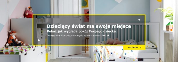Konkurs "IKEA FAMILY - Dziecięcy świat ma swoje miejsce" Edycja XII