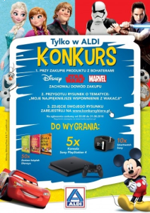 Konkurs "Moje najpiękniejsze wspomnienia z wakacji" Aldi