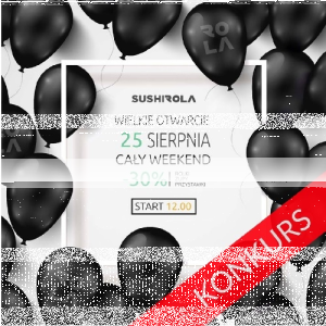 Wygraj zestawy sushi od Sushi Rola