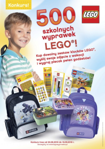 Konkurs fotograficzny "500 szkolnych wyprawek LEGO"