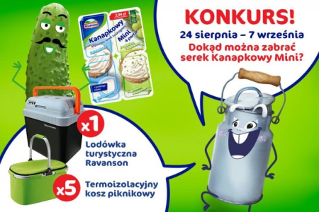 Konkurs "Dokąd można zabrać serek Hochland Kanapkowy Mini"