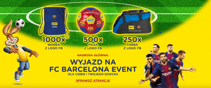 Loteria "Graj o trening w Barcelonie"