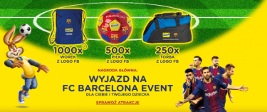 Loteria "Graj o trening w Barcelonie"