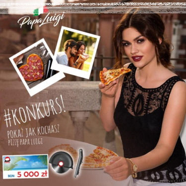 Konkurs "Pokaż jak kochasz pizzę Papa Luigi"