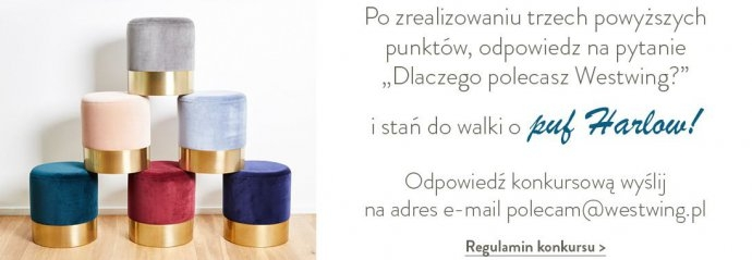 Konkurs "Zaproś znajomych i wygraj puf Harlow"