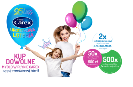 Urodzinowa Loteria 25 lat Carex