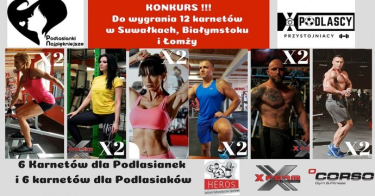 Konkurs fotograficzny "Zgarnij karnet na siłownie w Białymstoku, Łomży lub Suwałkach"