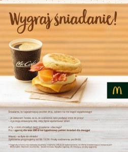 Wygraj śniadanie w McDonald's!