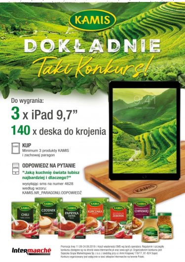 Dokładnie taki konkurs! Intermarche