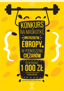Konkurs na maskotkę mistrzostw Europy w podnoszeniu ciężarów