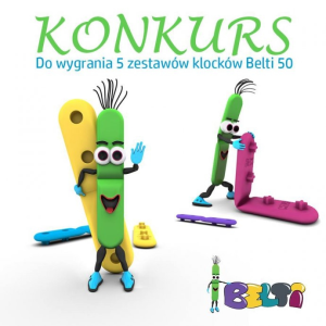 Wygraj 1 z 5 zestawów klocków Belti 50!