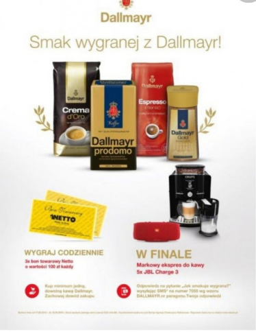 Konkurs "Smak wygranej z Dallmayr"