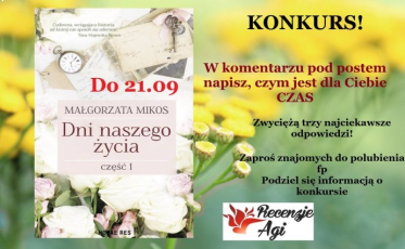 Wygraj książkę Małgosi Mikos "Dni naszego życia"