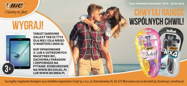 Konkurs "Chwytaj radość wspólnych chwil" Carrefour