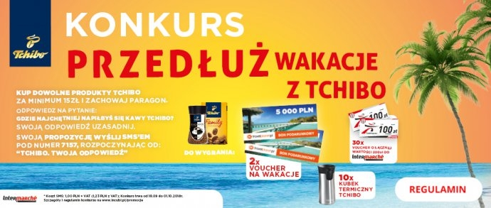 Konkurs "Przedłużenie wakacje z Tchibo" Intermarche