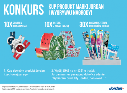 Konkurs "Wybieram produkty Jordan" Carrefour