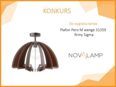 Wygraj lampę firmy Sigma
