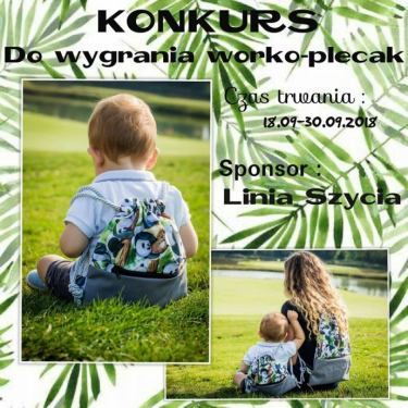Wygraj mini worko-plecak dla dziecka