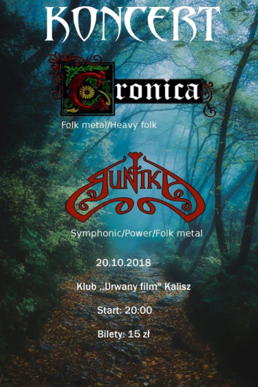 Kalisz: Wygraj zaproszenie na "Cronica" do godz. 12:00