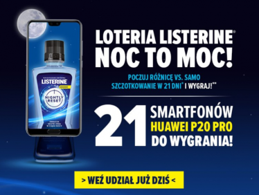 Loteria "Noc To Moc" Listerine